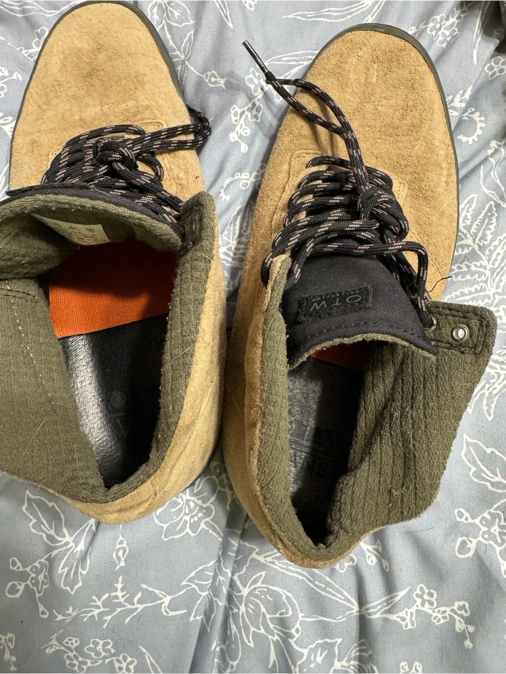 Men's Vans OTW Tan Suede Lace-Up Casual shoes